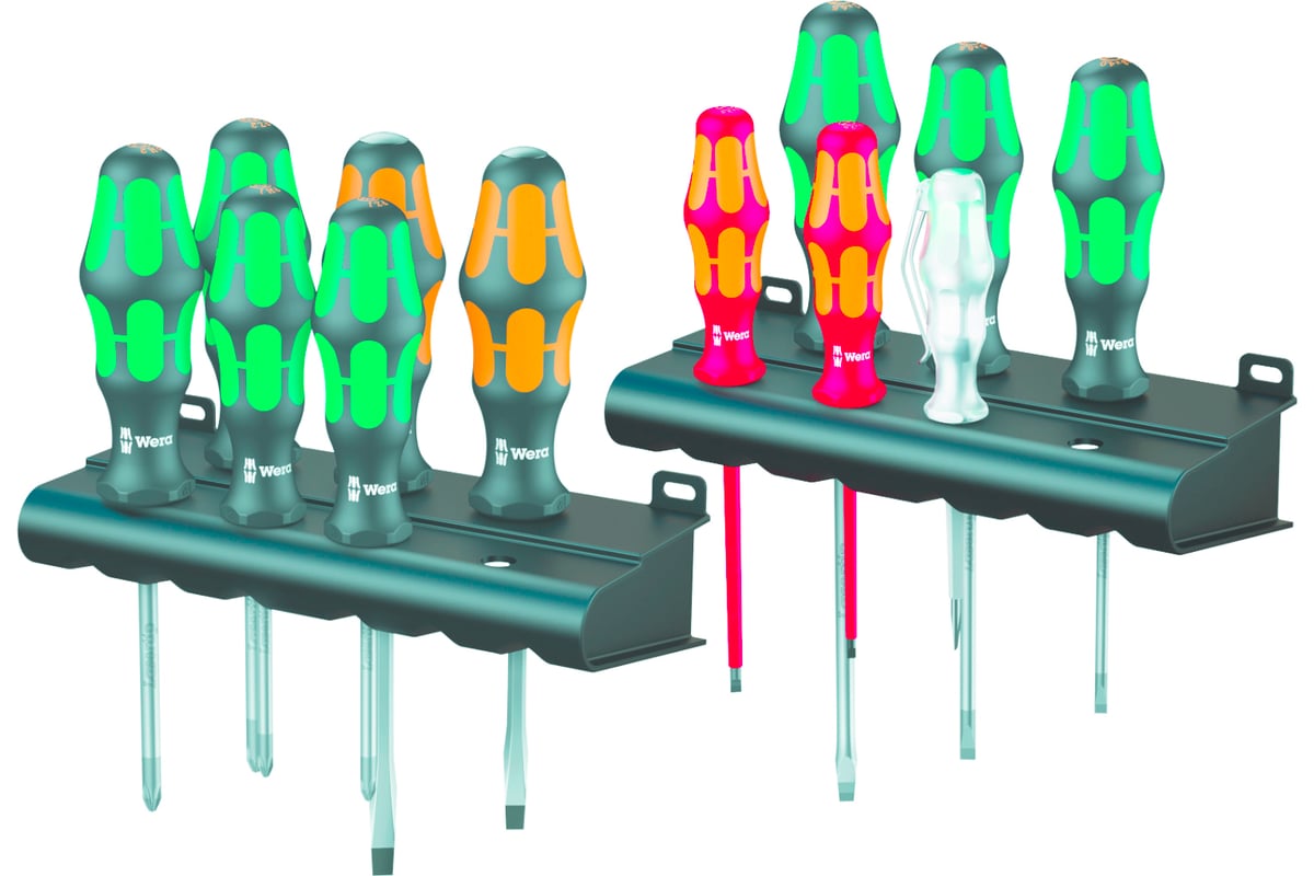 Набор отверток WERA Kraftform XXL 12 предметов, WE-051010