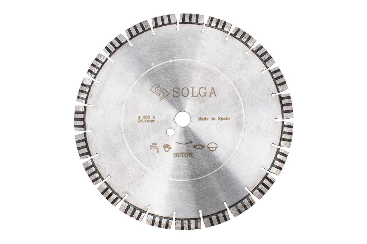 Диск алмазный сегментный (350х25,4/20 мм) PROFESSIONAL10 Solga Diamant 23116350