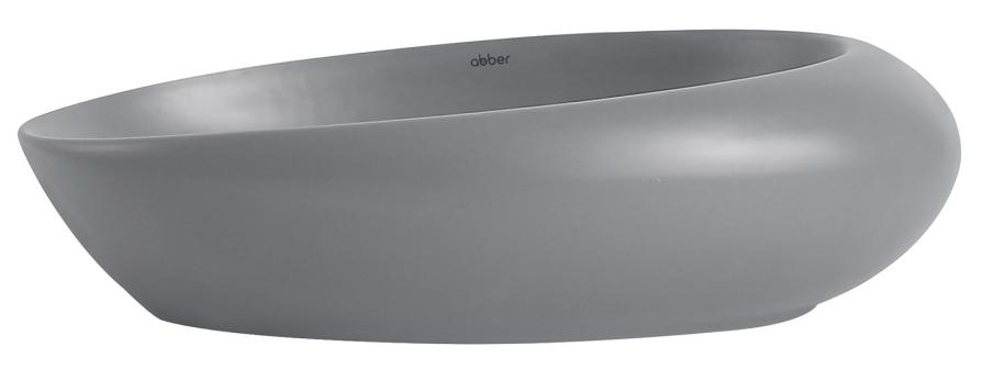 Раковина Abber Bequem AC2107MG 49 см матовый серый