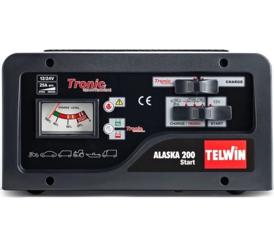 Пуско-зарядное устройство (230 V, 12-24 V) Telwin ALASKA 200 START 807577