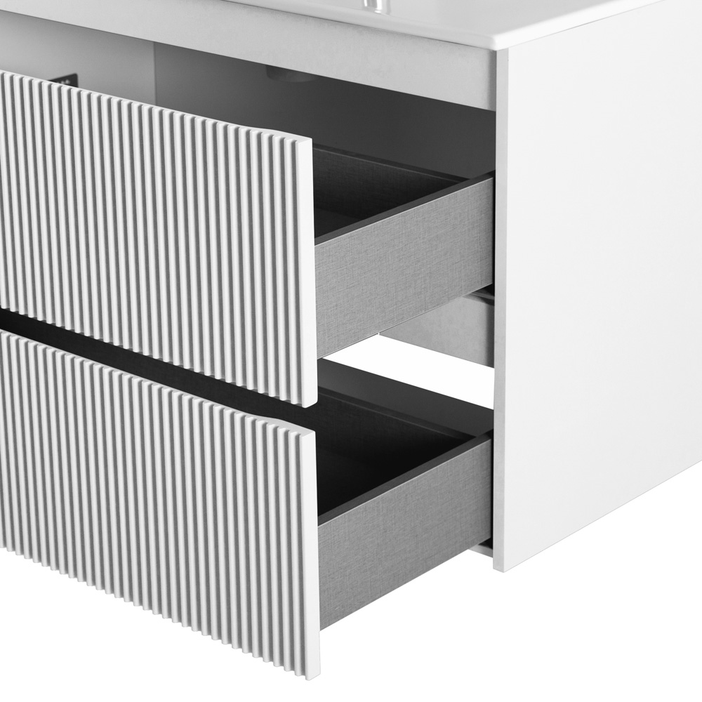 Тумба с раковиной BelBagno Uno 100 см Bianco Opaco