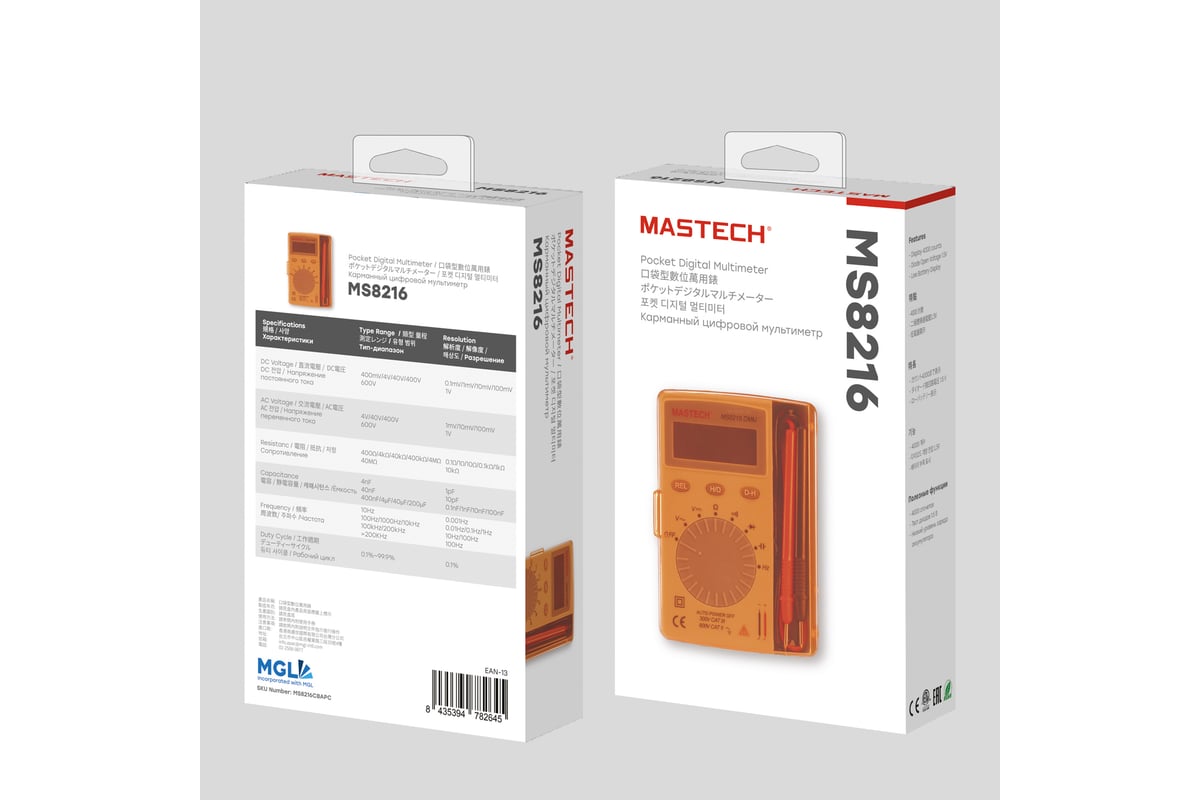 Портативный мультиметр Mastech MS8216 13-2040