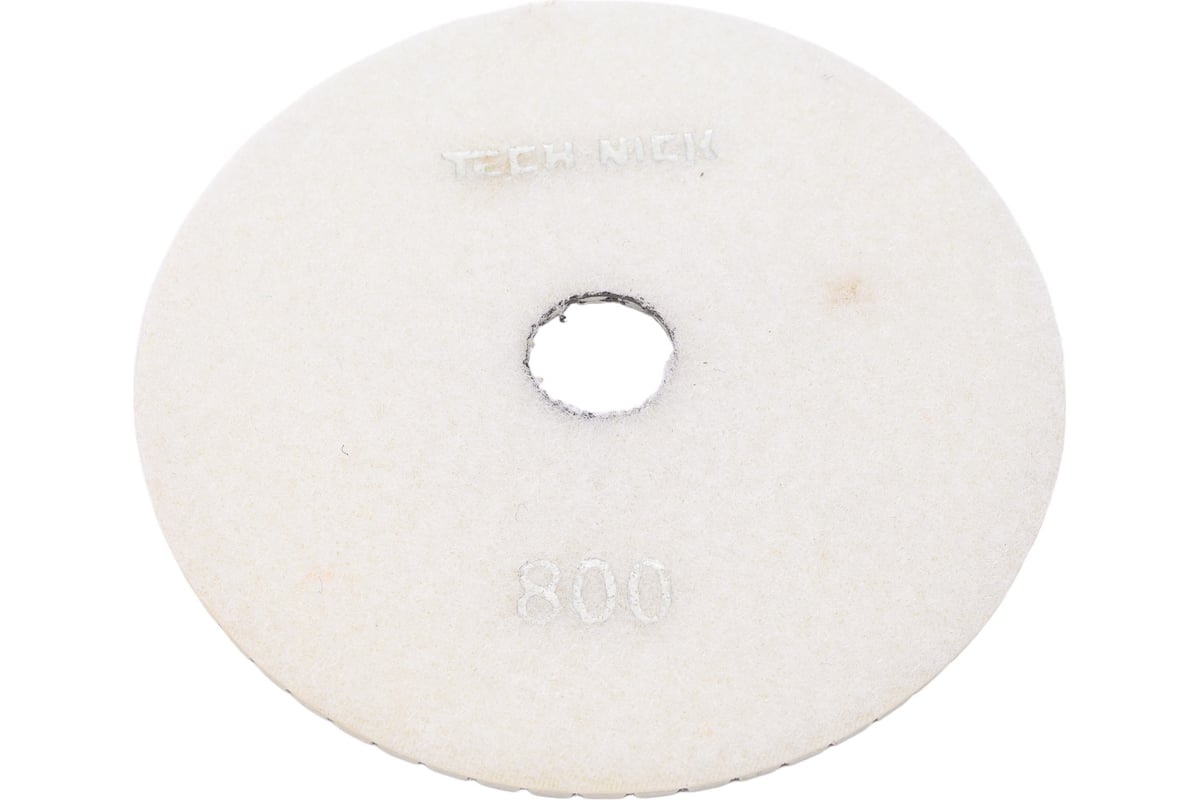 Круг алмазный гибкий шлифовальный АГШК WHITE NEW (125x2.5 мм; Р800) TECH-NICK 128.120.6754