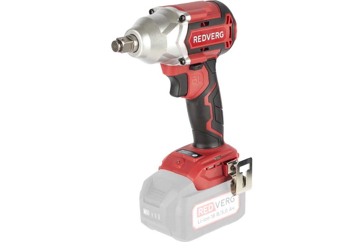 Гайковерт аккумуляторный ударный бесщеточный Redverg RD-IW18BL-350/U (без акк, без з/у) 6682903