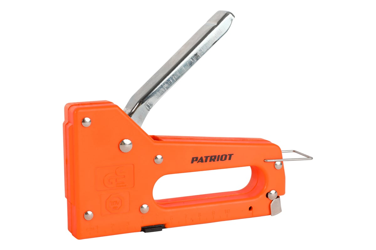 Степлер Patriot SPQ-113, пластиковый корпус, скобы 4-8мм, 100 шт в комплекте 350007504