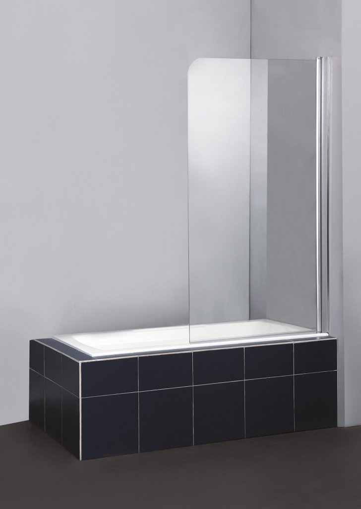 Шторка для ванны BelBagno SELA-V-1-80/140-P-Cr-R 80x140, рифленая, R