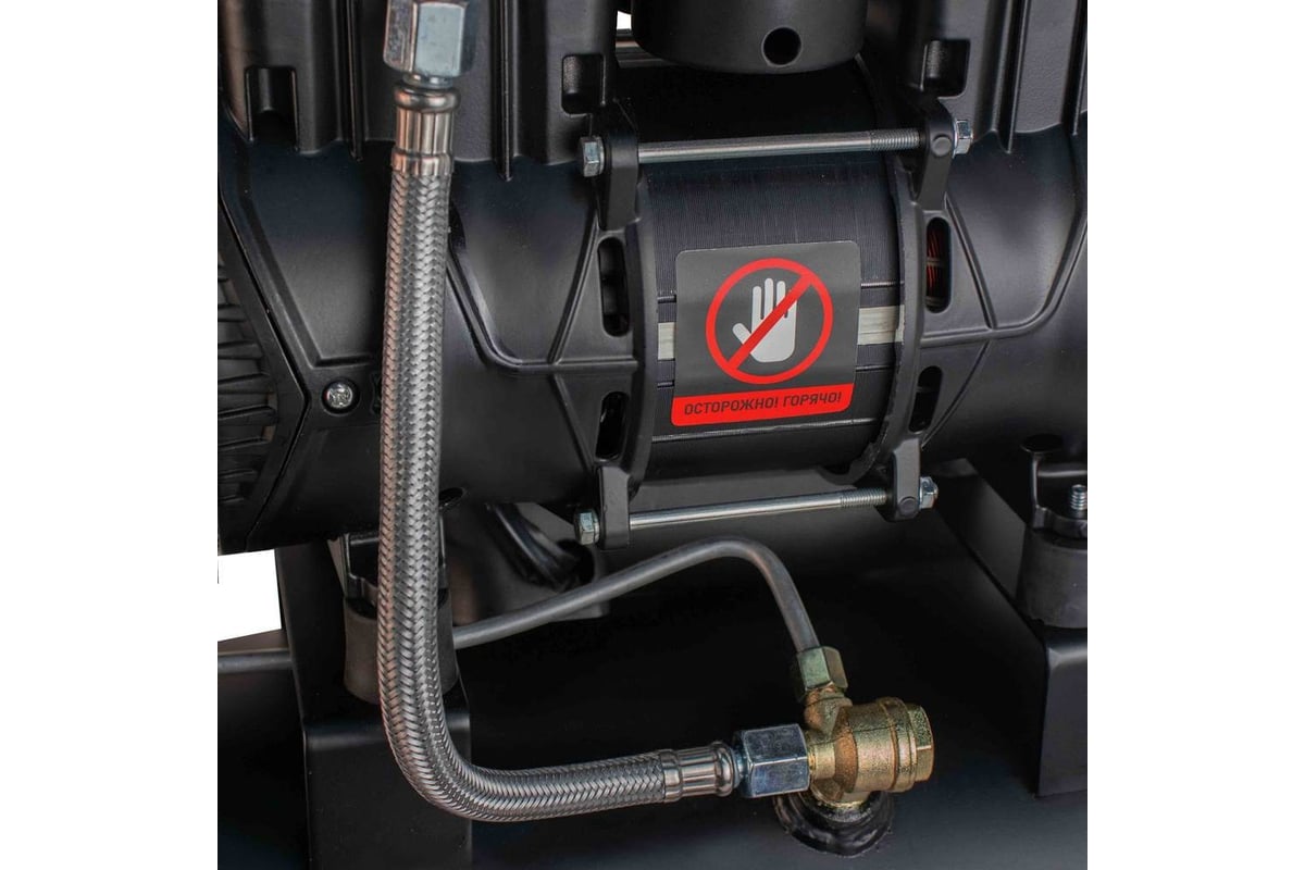 Компрессор Verton air ac-24/260 230 В, 50 Гц, безмасляный, 260 л/м, 24л, 8б, 1,5 кВт, 2850 об/мин, рапид/быстросъем 01.13824.13923