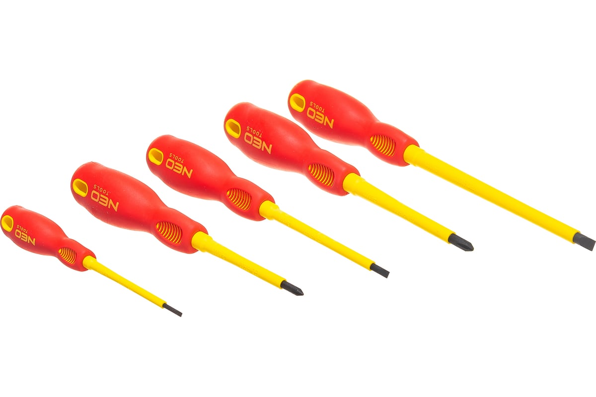 Набор отверток Neo Tools 1000 В 5 шт 04-220