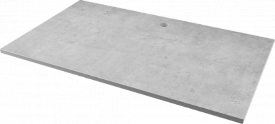 Столешница под раковину Marka One Mix 100 см мелисандра бетон