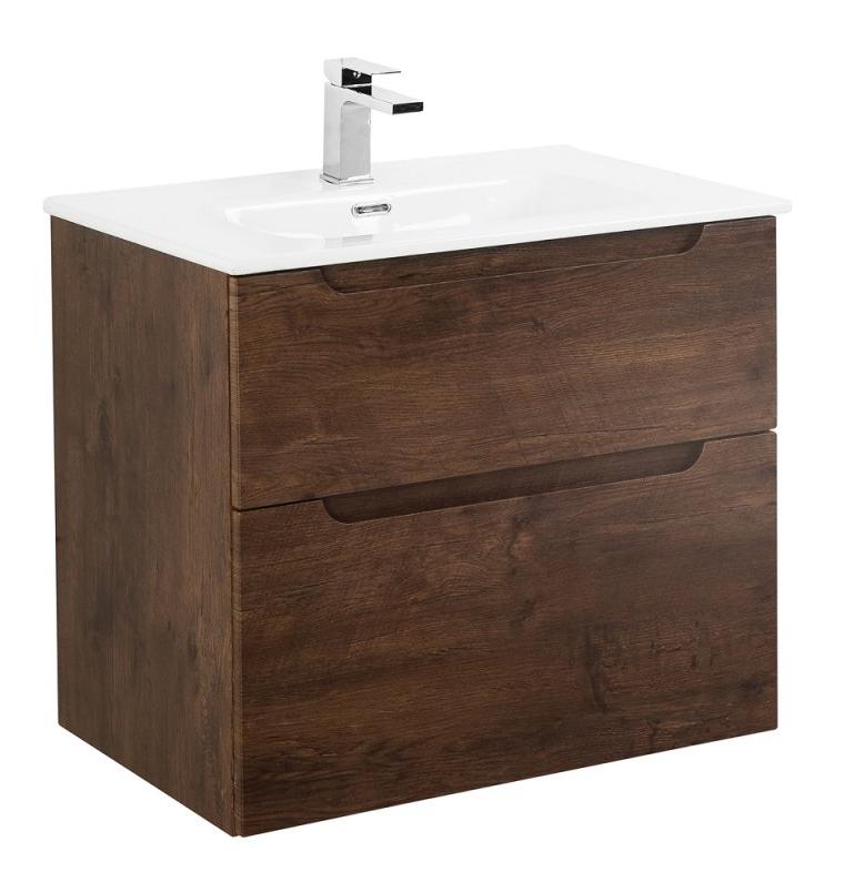 Тумба с раковиной BelBagno Etna 70x46x50 см Rovere Moro