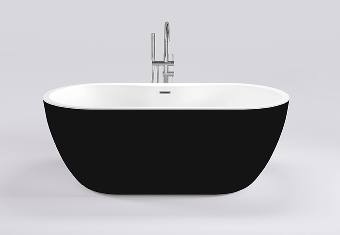 Акриловая ванна Black&White Swan SB111 Black 180x75