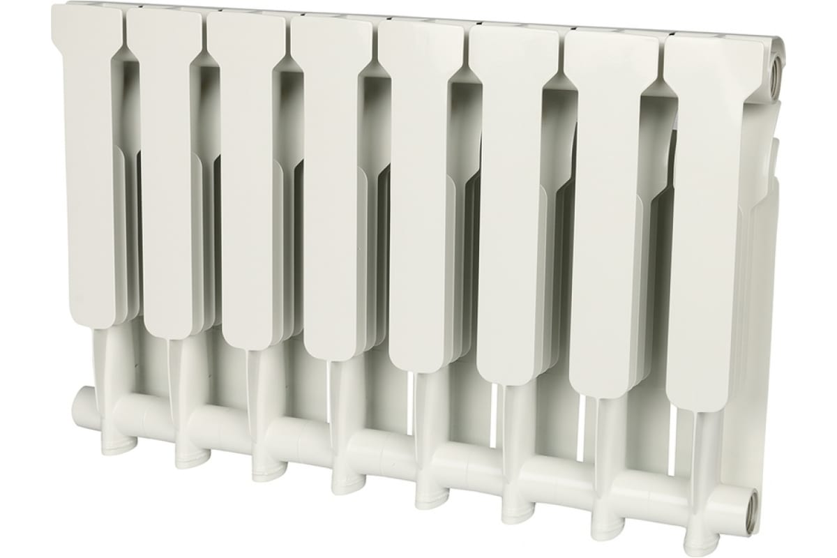 Алюминиевый радиатор Rommer Profi 350 AL350-80-80-080 8 секций RAL9016 86622