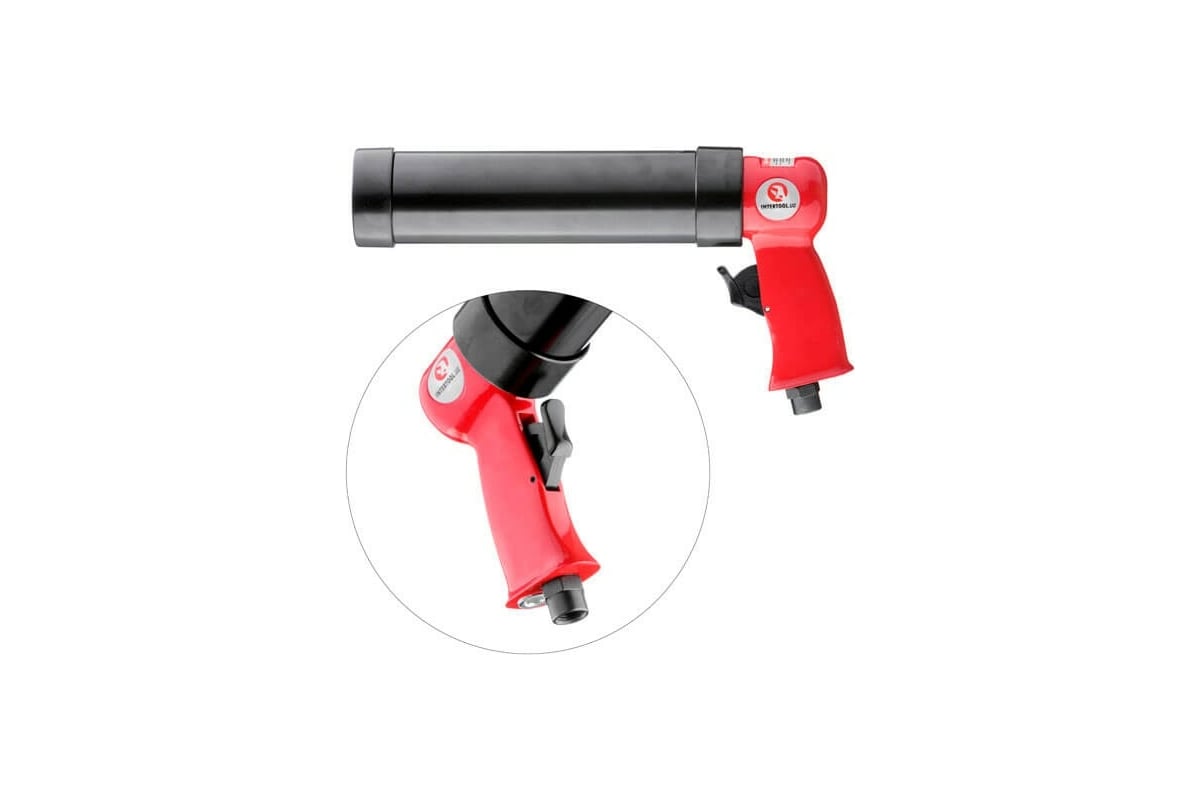 Пневматический пистолет для выдавливания силикона Intertool PT-0601