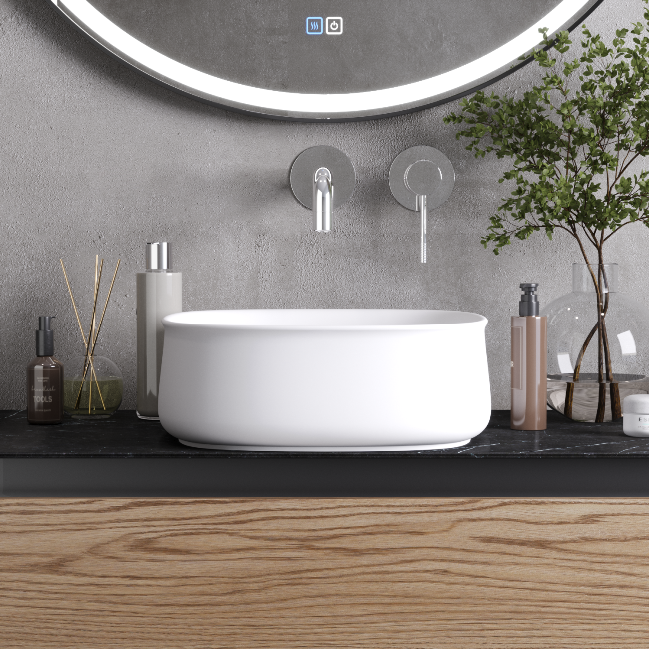 Раковина Cezares CZR-6604 36 см белый