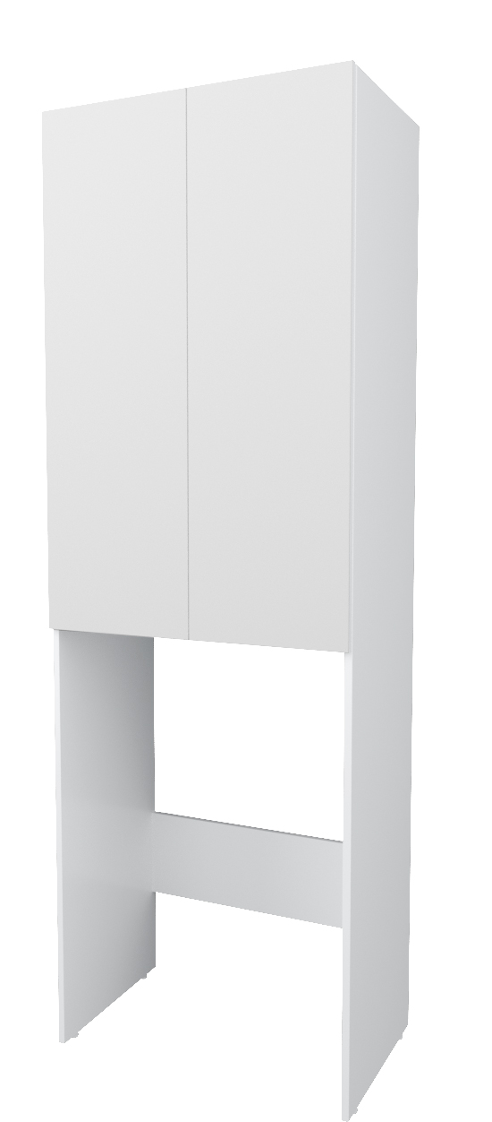 Шкаф 1MarKa Wall 67 см напольный, белый глянец