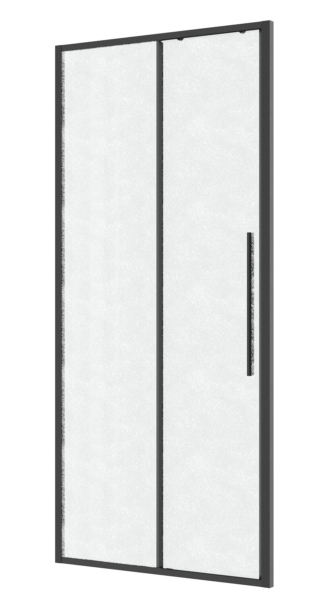 Душевая дверь Niagara Nova 100x195 шиншилла, графит NG-34-L10CHGR