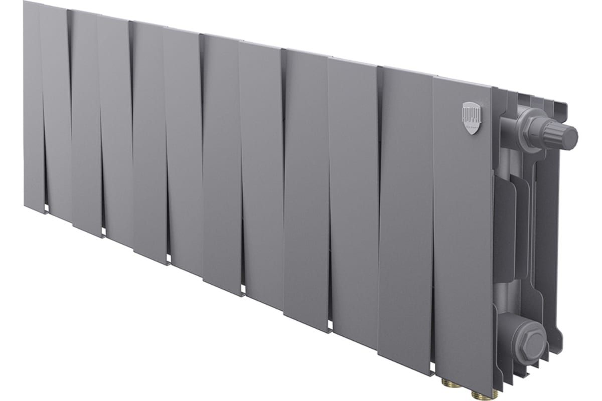 Радиатор Royal Thermo PianoForte 200 Silver Satin VDR80 - 12 секций НС-1506336
