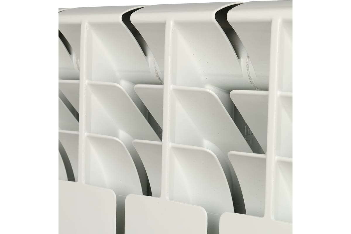 Алюминиевый радиатор Rommer Plus 500 12 секций RAL9016 89567