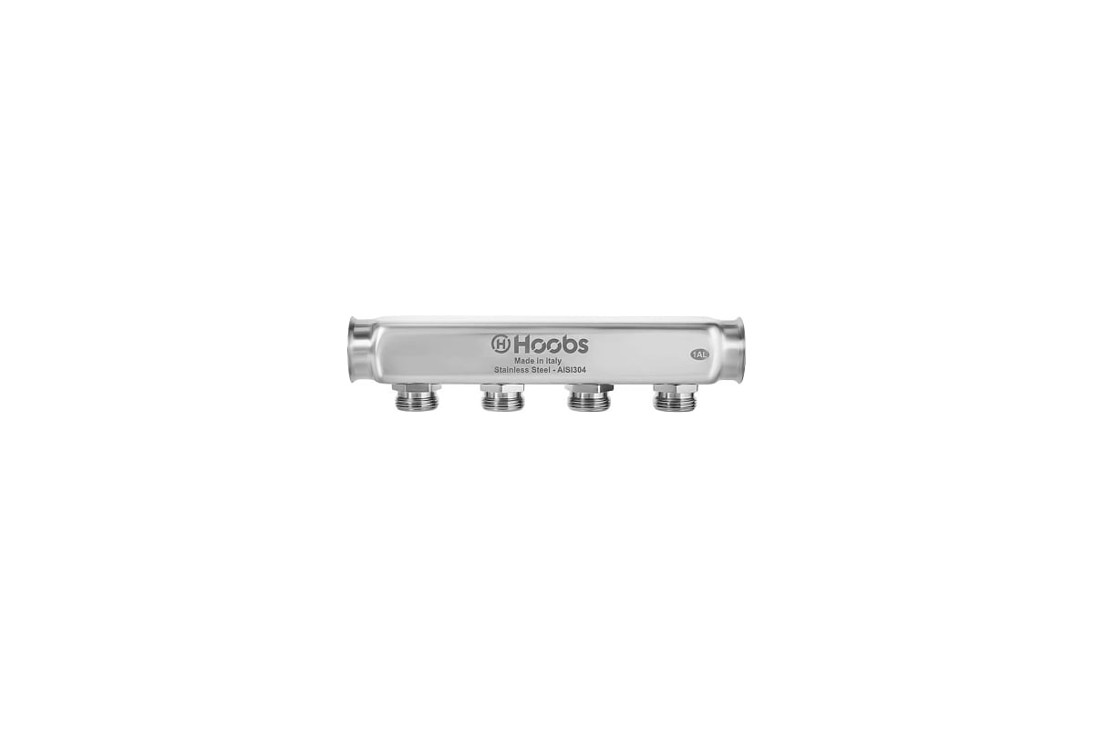 Коллектор Hoobs нержавеющая сталь, без регулировки, 1"х3/4"-8 выходов HB-INCGO-111508