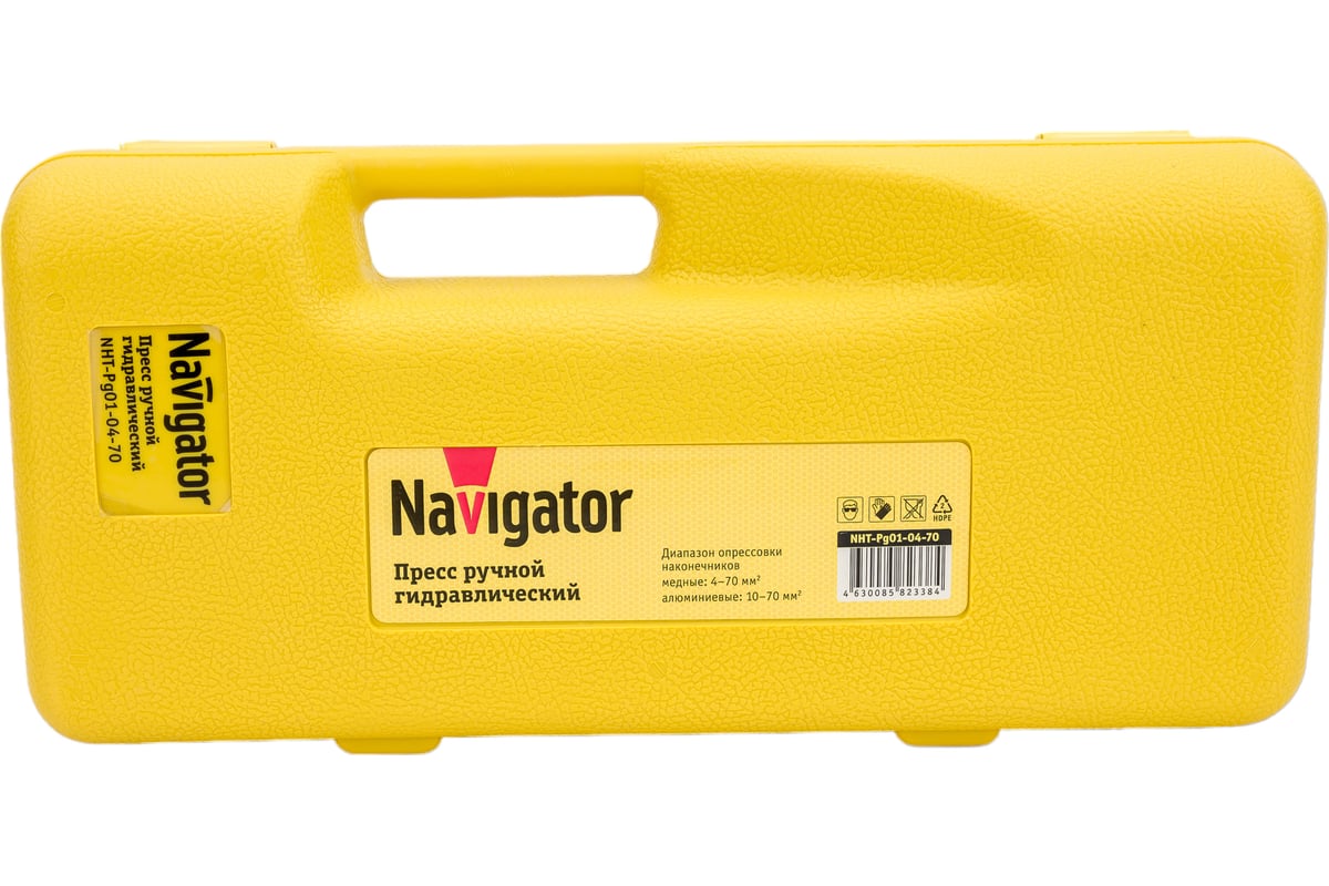 Гидравлический пресс Navigator 82 338 NHT-Pg01-04-70 /ручной, 4-70 мм2/ 82338