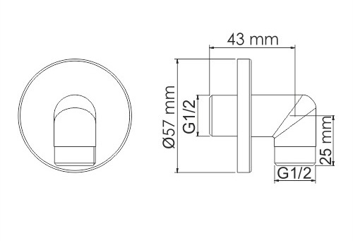 Шланговое подключение WasserKRAFT A134