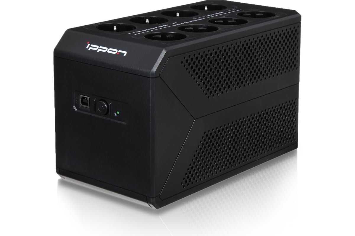 Источник бесперебойного питания Ippon Back Comfo Pro II 1050 600Вт 1050ВА черный 1189991