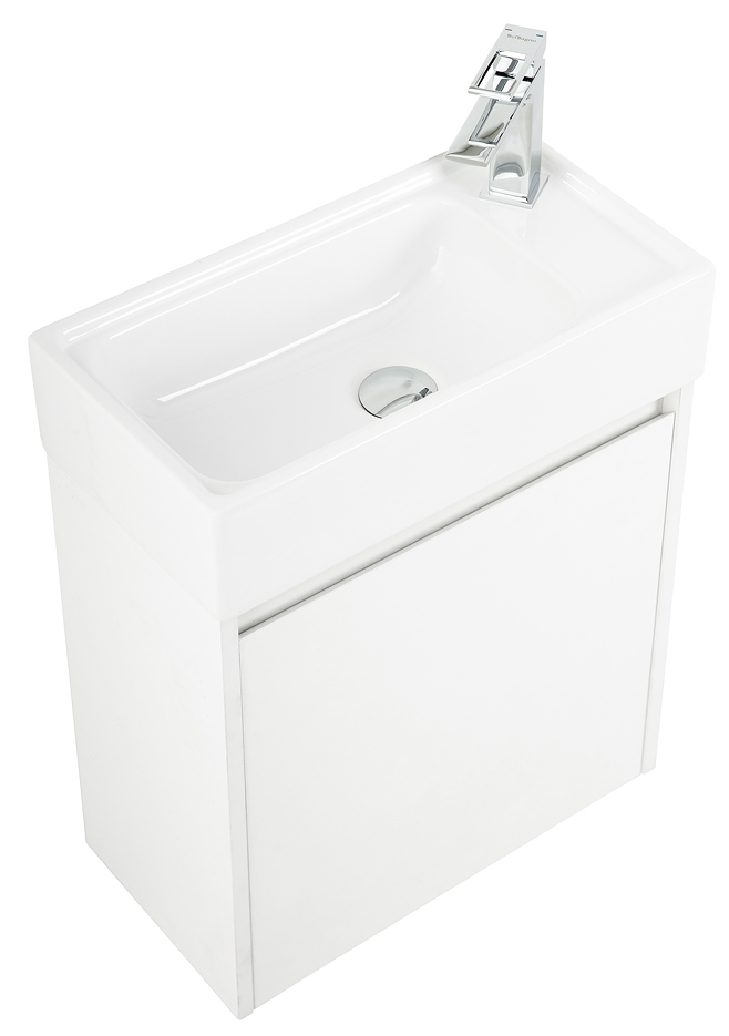Мебель для ванной BelBagno Kraft Mini 50 см Bianco Opaco, R