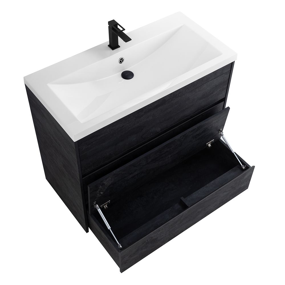 Мебель для ванной Art&Max Family-M 75 см, 3 ящика, Hard Coal