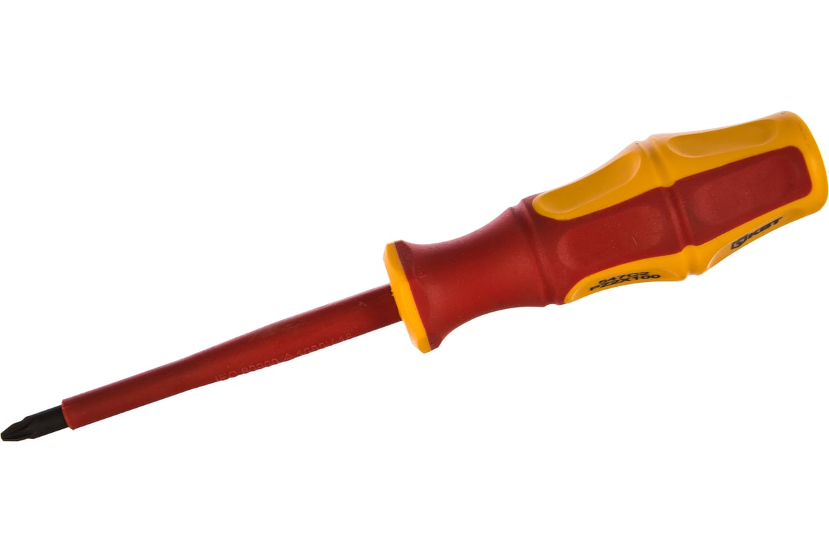 Диэлектрическая отвертка PZ2x100 КВТ Профи 78614