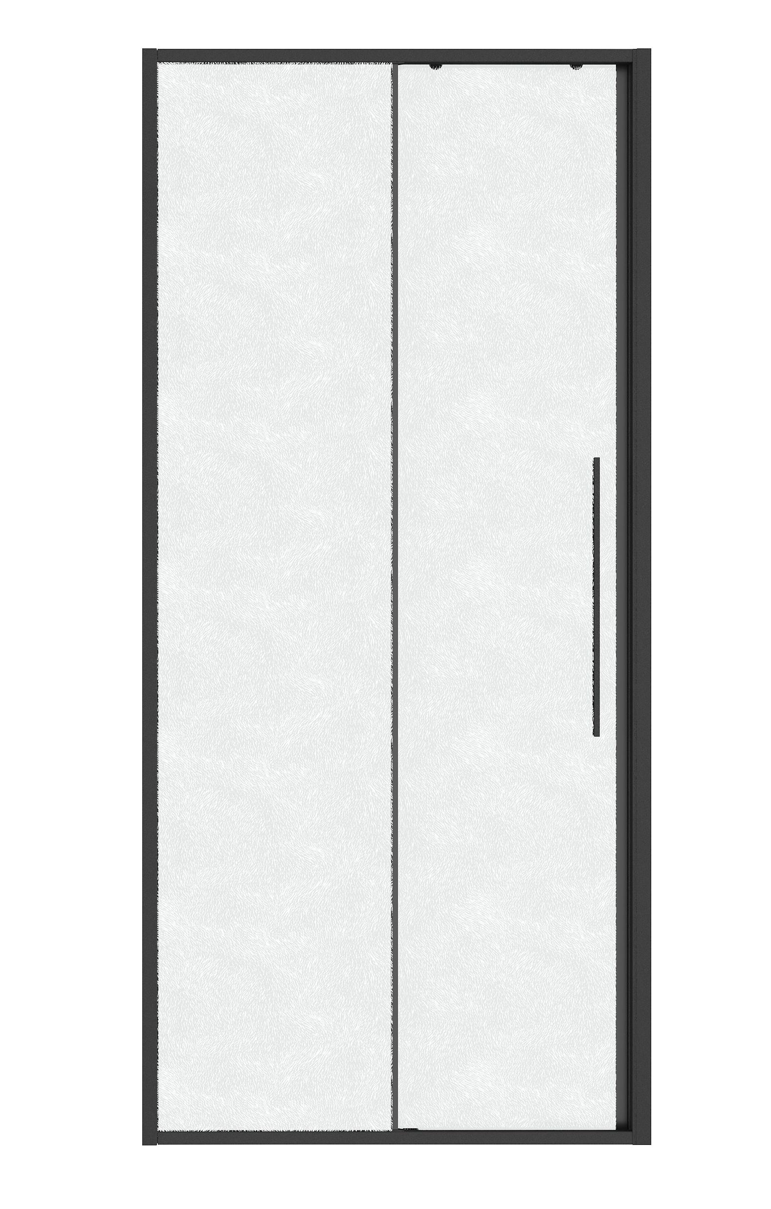 Душевая дверь Niagara Nova 90x195 шиншилла, графит NG-34-L9CHGR