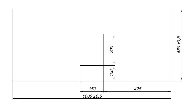 Столешница Allen Brau Infinity 100 см grey structure, 1.21012.G-S