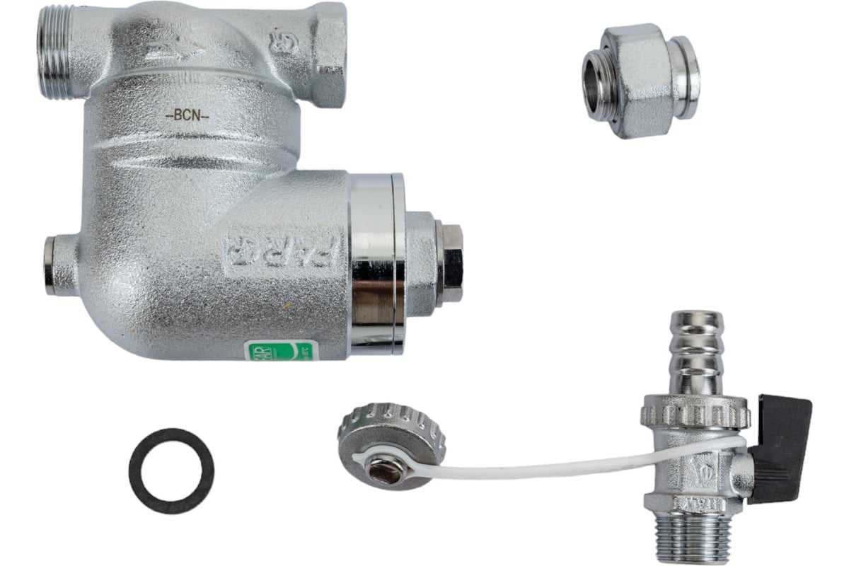 Фильтр FAR 100 мкм, под манометр, Max: 95 C, 25 бар, 1/2" ВР-НР FA 39A5 12100