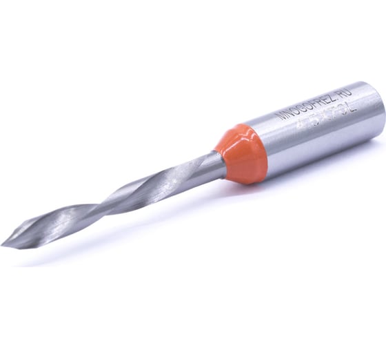 Сверло присадочное сквозное усиленное KJ1-V40204L (4.5х70 мм; хв-к 10 мм; левое вращение) МНОГОФРЕЗ 6569