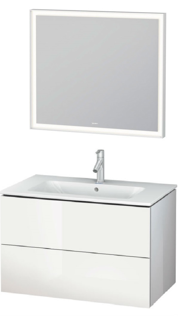 Мебель для ванной Duravit L-Cube 103 2 ящика белый