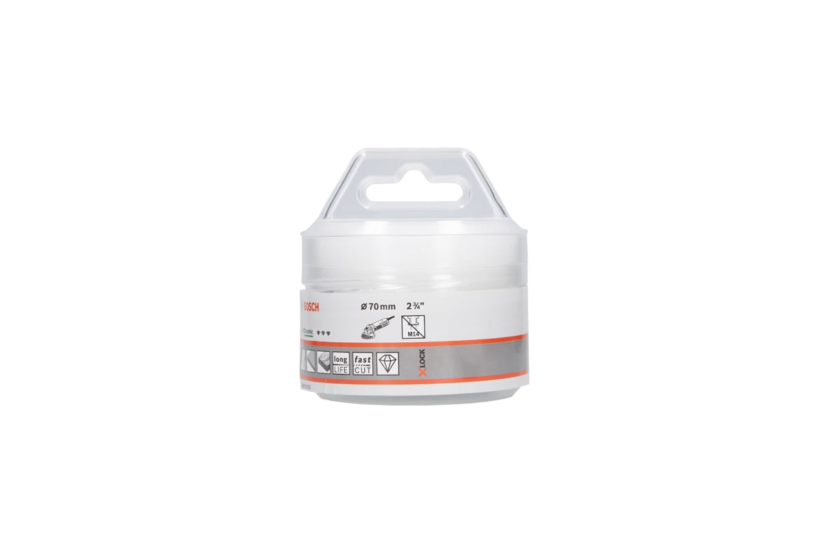 Алмазная коронка Dry Speed X-LOCK 70 мм Bosch 2608599023