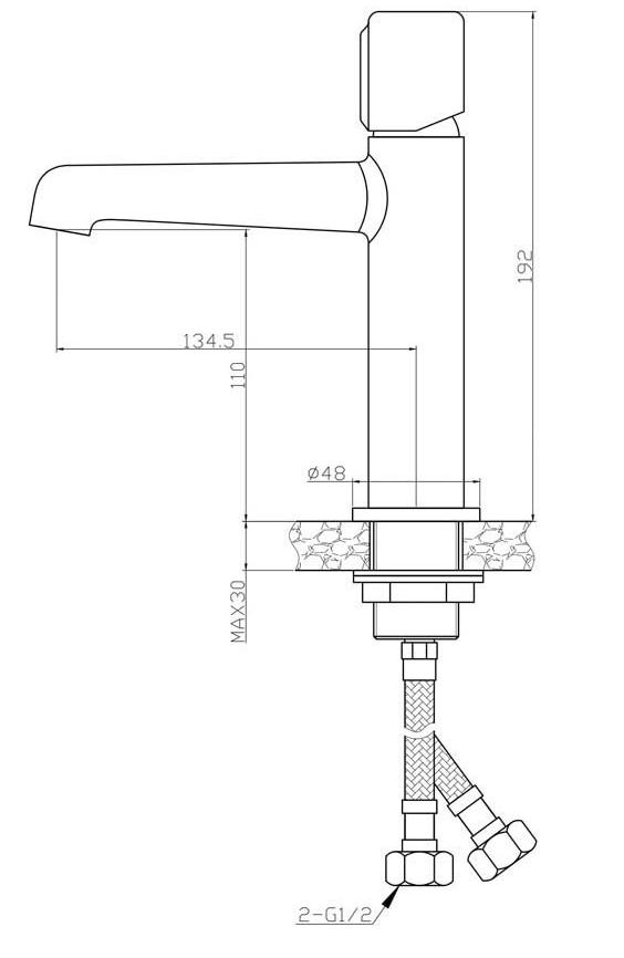 Душевой набор Agger Slim A2231100 3в1 хром