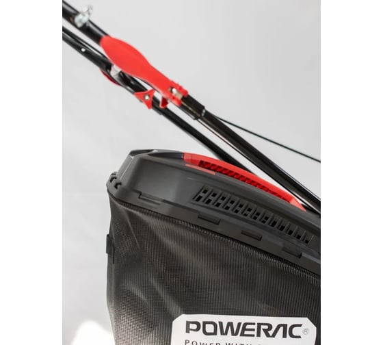 Газонокосилка бензиновая POWERAC самоходная, с травосборником 50 л, 150 см3, PM46S-C-D150