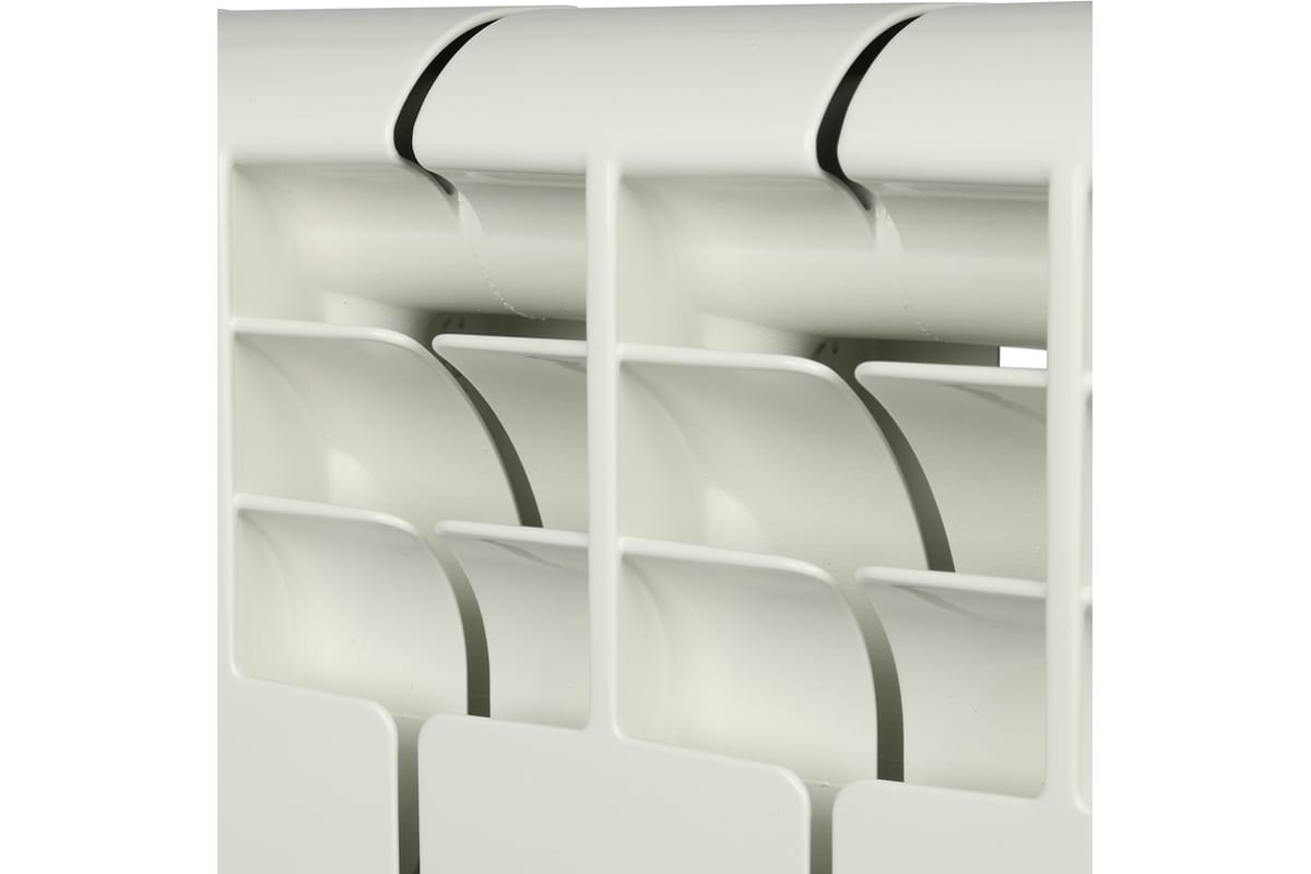Биметаллический радиатор Rommer Profi BM 350 BI350-80-80-130 4 секции RAL9016 86629