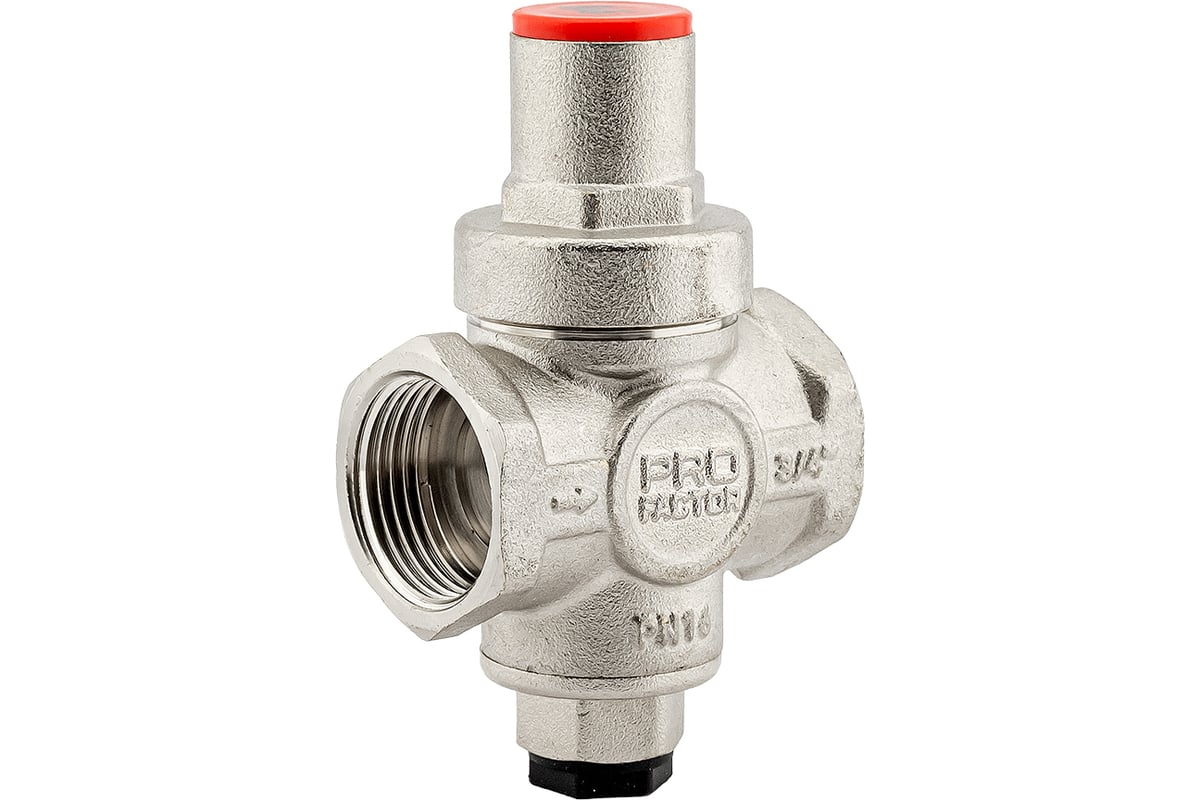 Редуктор давления PROFACTOR поршневой, c коннектором манометра 3/4" PF PRV 251.20