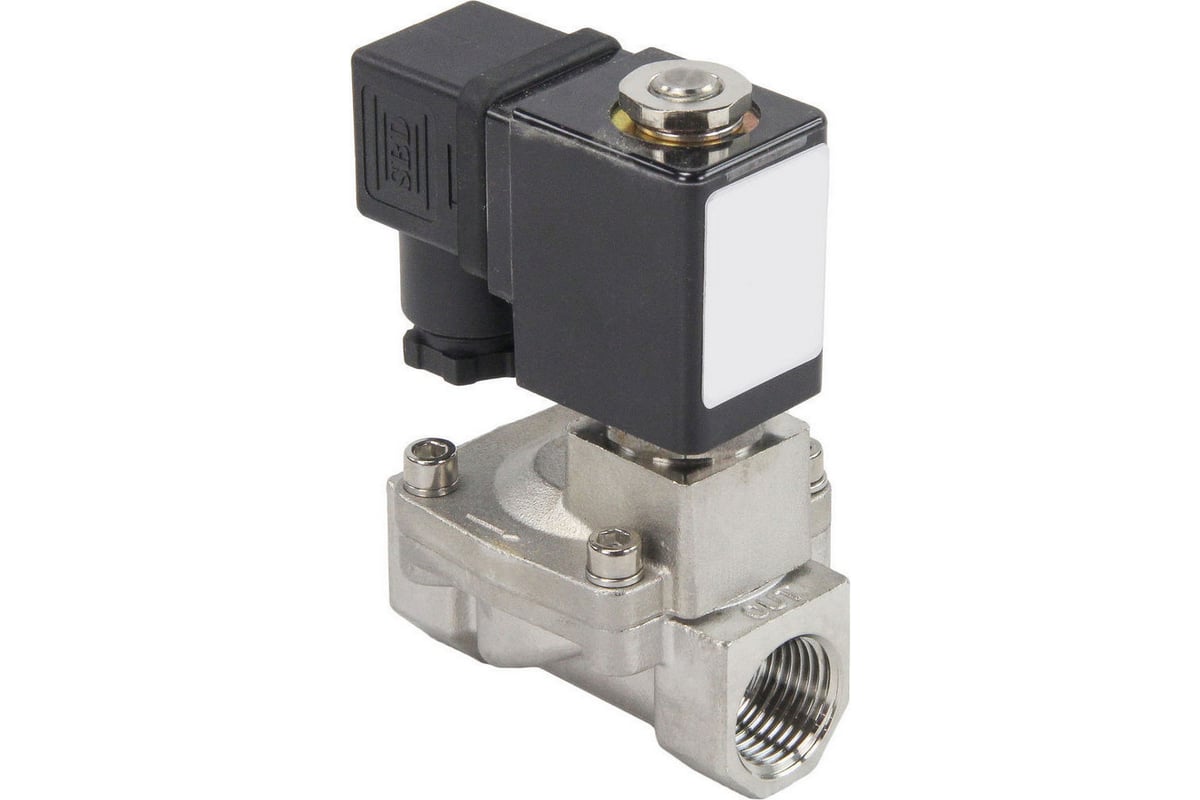 Электромагнитный клапан DN.ru VS2W-401E-PU-NC Ду20 Ру10 сталь, пилотный EPDM 24В DC D130-01534