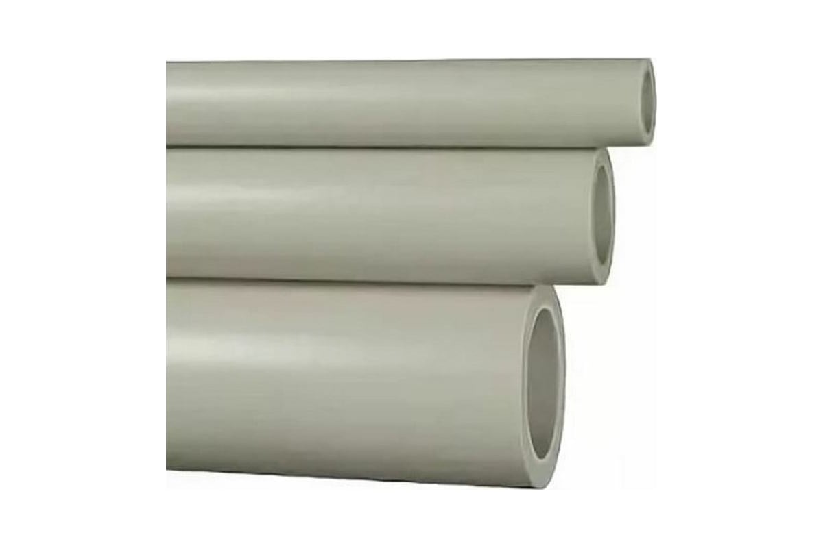 Труба Политэк PPRC PN 10 ф40x3,7 (2м) (СЕРЫЕ) 9002040037-2с