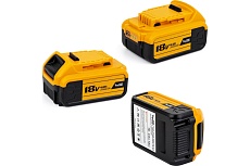 Аккумулятор для DeWalt 18В 4.0 А*ч (Li-Ion) PN: DCB182 Topon TOP-PTGD-DEW-18.4.0