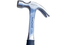 Столярный молоток NIKONA Roughneck ANTISHOCK с обрезиненной рукояткой, 16oz 60-631