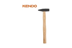 Молоток слесарный с деревянной рукояткой KENDO 300 гр 25213