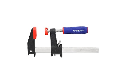 F-образная струбцина WORKPRO 300 мм, быстрорегулируемая WP232031