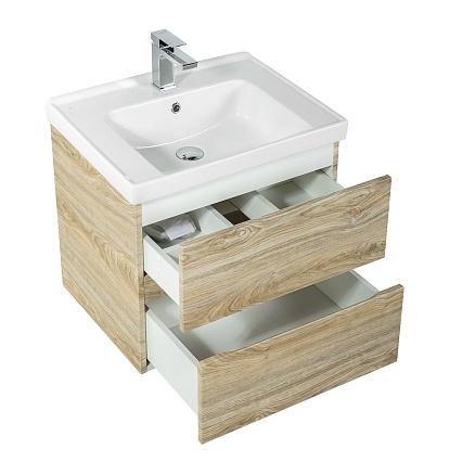 Мебель для ванной Art&Max Techno 60 см дуб мелфорд