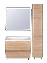 Мебель для ванной Style Line Атлантика 90 см напольная, ясень перламутр