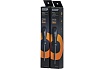 Шлицевая отвёртка Deli "Home Series Black" SL3x75мм HT1103 Cr-V, эксклюзивный дизайн, софттач, магнит 104602
