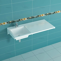 Мебель для ванной Санта Марс 110 см (рак.Лидер 110см) подвесная, белый