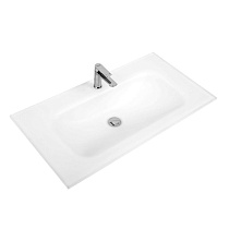 Тумба с раковиной BelBagno Kraft 80 см 1 ящик, полка Rovere Tabacco